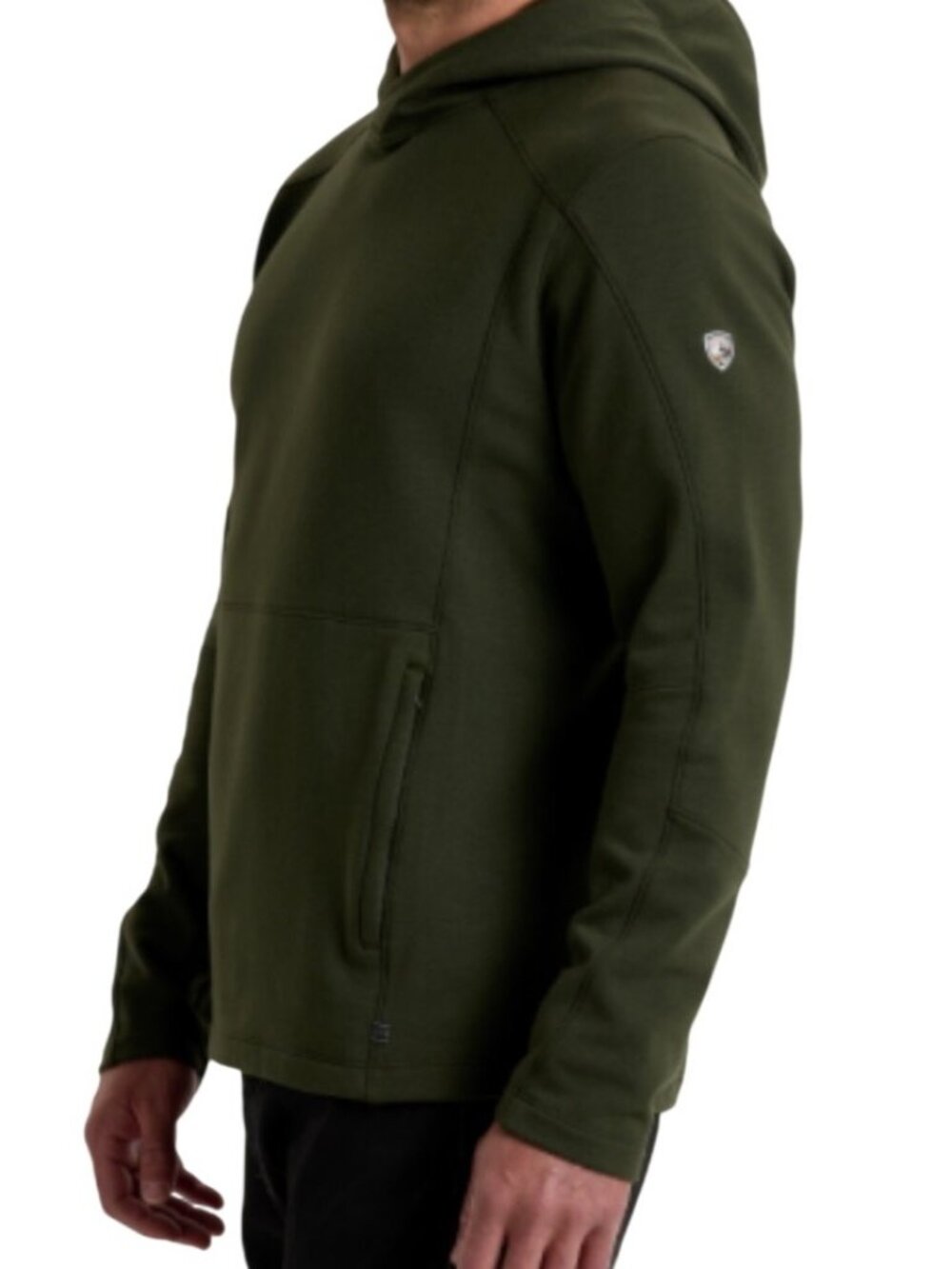 Kühl Dynawool Skuba Hoodie style 3147 Mens Fleece Large Olive Green Full-Zip